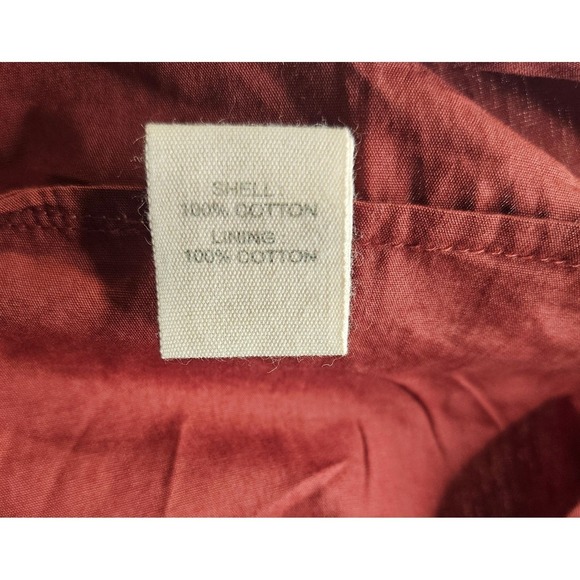 Anthropologie Cotton Boho Babydoll Milkmaid Prom Dress Red Medium‎ NWT - Picture 11 of 11